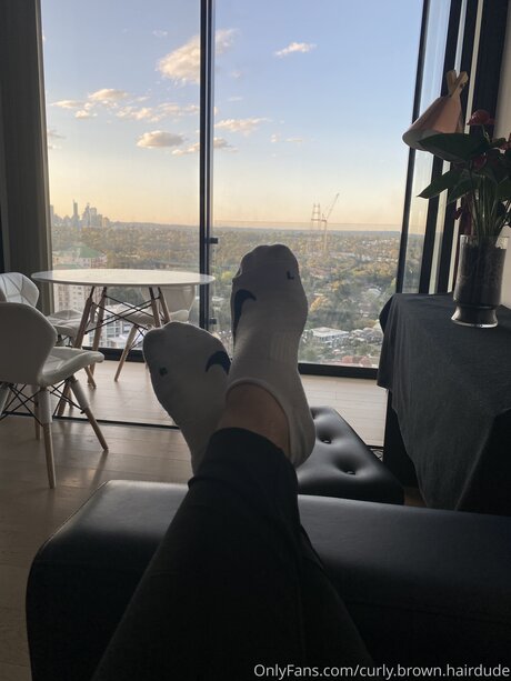 Curly Brown Hairdude